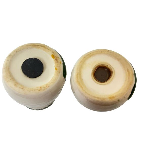 Salt & Pepper Shakers Set White Ceramic Rooster Country Kitchen Barnyard Farm - Picture 6 of 15